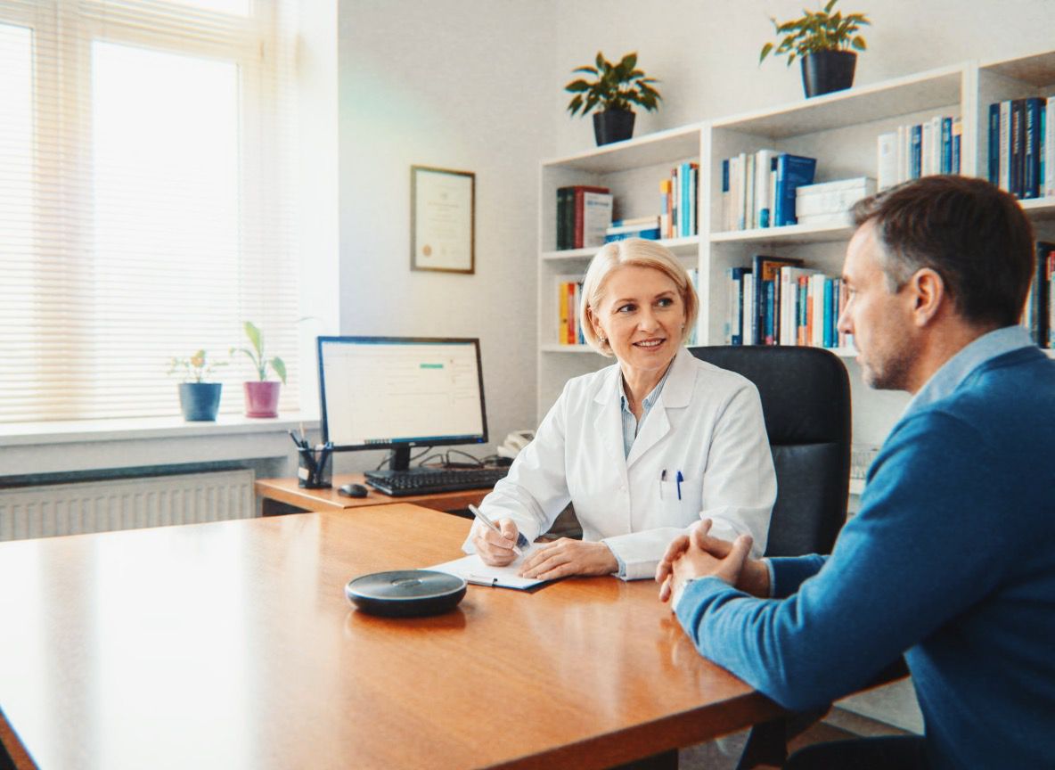 Microfoon huisarts afbeelding